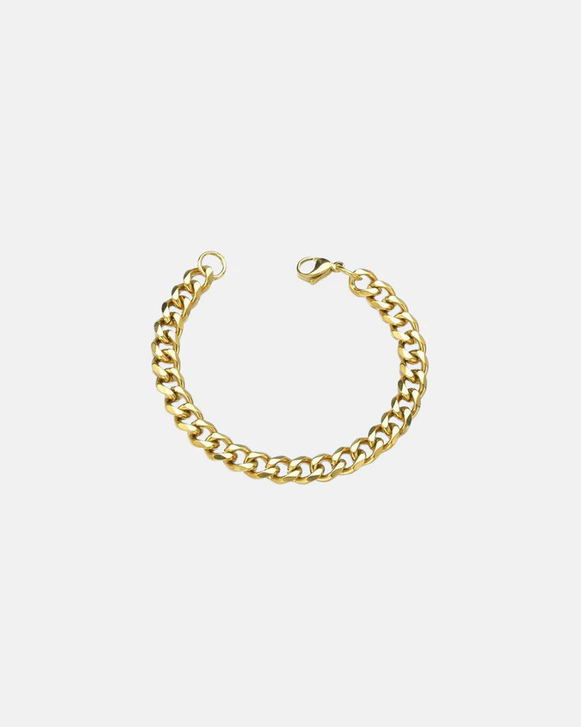 Steel Cuban Chain Bracelet